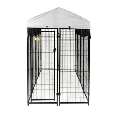 Kennel Master Black Welded Wire Dog Kennel, 8 ft. x 4 ft. x 6 ft!

-Brand new in the box 
