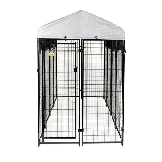 Kennel Master Black Welded Wire Dog Kennel, 8 ft. x 4 ft. x 6 ft!

-Brand new in the box 