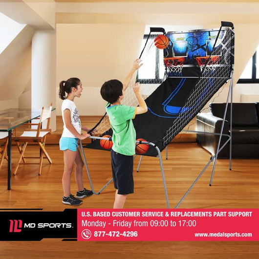 MD Sports Best Shot 2-Player 81 inch Foldable Arcade Basketball Game!

-Brand nee in the box