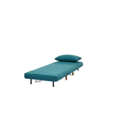 A&D Home Tustin Convertible Chair, Peacock Blue!

-Brand new and assembled