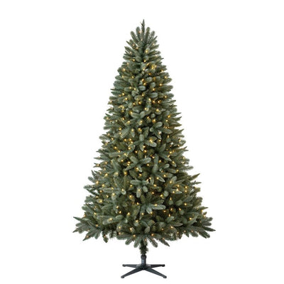 Holiday Time Prelit 500 LED Clear Lights, Birchwood Fir Artificial Christmas Tree, 7.5'!

-Brand new in the box 