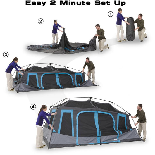 Ozark Trail 10-Person Dark Rest Instant Cabin Tent!

-Brand new in the carry Case