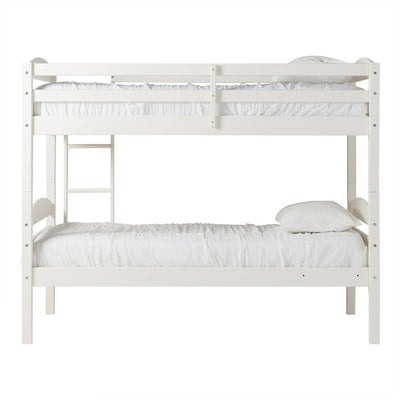 Manor Park Solid Wood Twin Over Twin Bunk Bed, White!

-Brand new in the box 