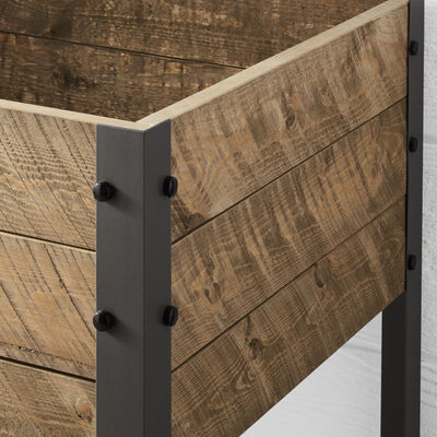 47” Rustic Elevated Planter With Self-Watering Baseboards!

-Brand new in the box 