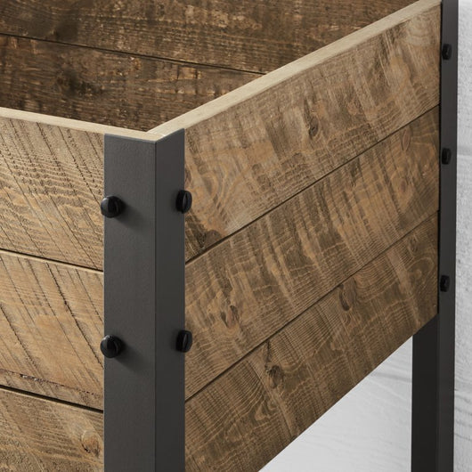 47” Rustic Elevated Planter With Self-Watering Baseboards!

-Brand new in the box 