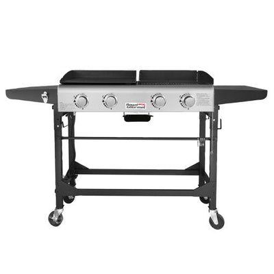 Royal Gourmet GD401 4-Burner Portable Flat Top Gas Grill and Griddle Combo with Folding Legs!

-Brand new in the box