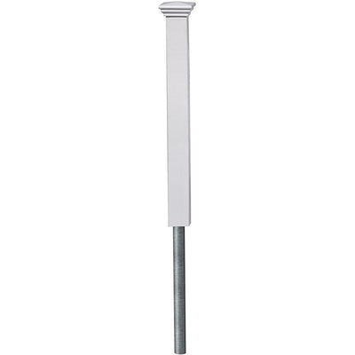 Zippity Outdoor Products ZP19003 Newport Finishing No Dig Vinyl Post, White!

-Brand new in the box