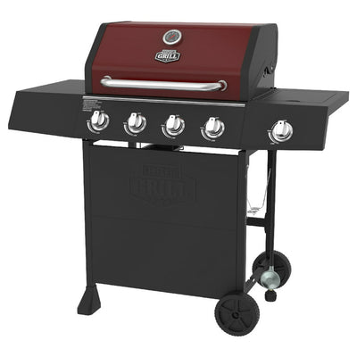 Expert Grill 4 Burner with Side Burner Propane Gas Grill in Red!

-Brand new in the box 