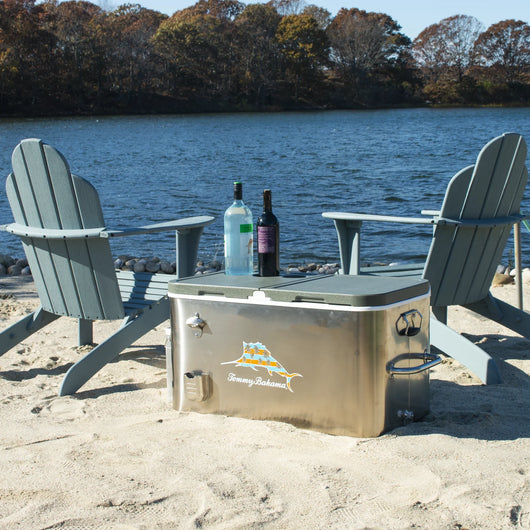 Tommy Bahama 100 Quart Stainless Steel Cooler!

-Brand new in the box 