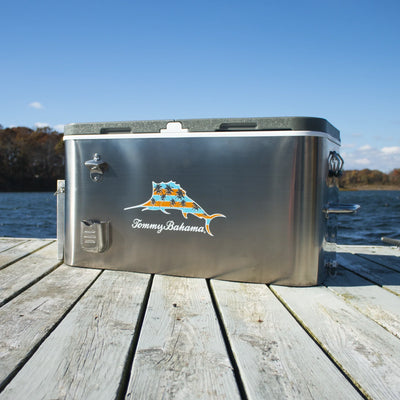 Tommy Bahama 100 Quart Stainless Steel Cooler!

-Brand new in the box 