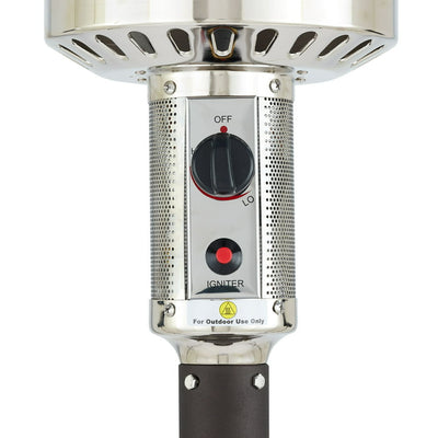 Mainstays 48,000 BTU Mocha Powder Coat Finish Propane Gas Outdoor Patio Heater!  -Brand new in the box