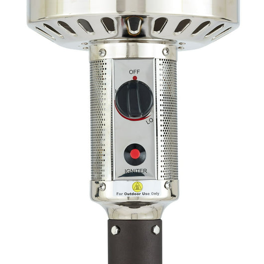 Mainstays 48,000 BTU Mocha Powder Coat Finish Propane Gas Outdoor Patio Heater!  -Brand new in the box