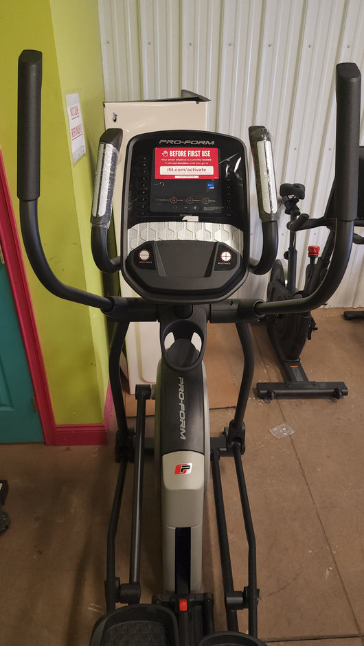 ProForm Carbon EL Front Drive Elliptical with 19” Adjustable Stride, iFit Bluetooth Enabled!

-Brand new and assembled