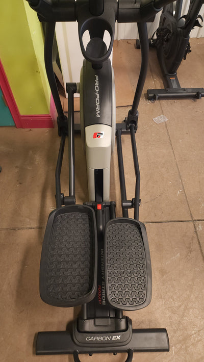ProForm Carbon EL Front Drive Elliptical with 19” Adjustable Stride, iFit Bluetooth Enabled!

-Brand new and assembled