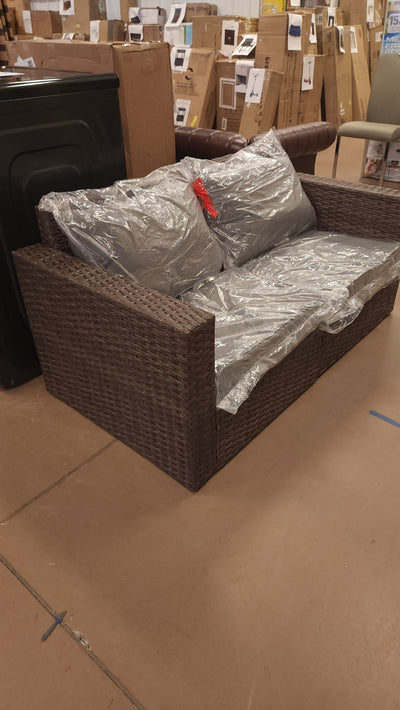 Better Homes & Gardens Wicker Outdoor Loveseat W/Cushions!

-New and assembled