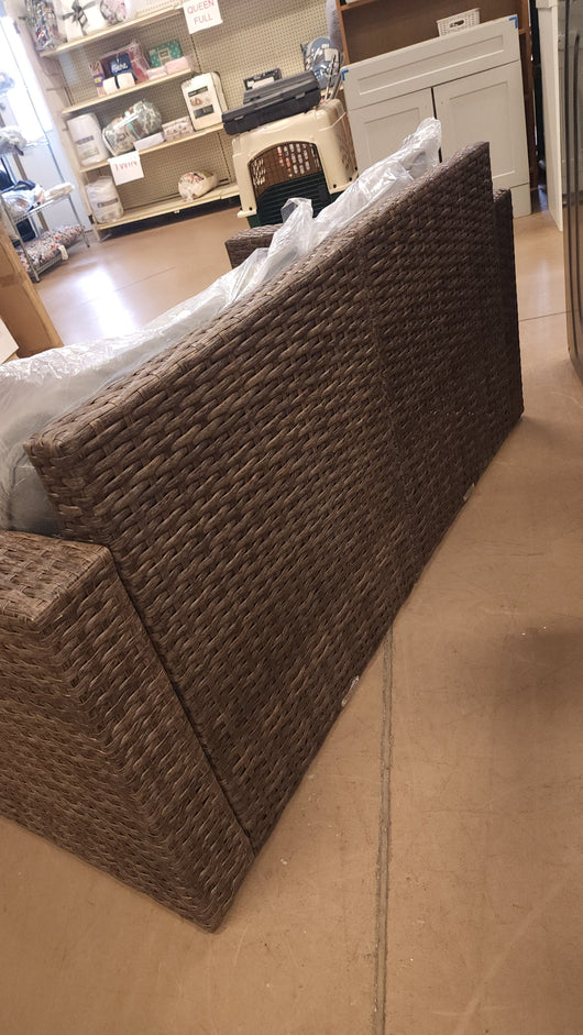 Better Homes & Gardens Wicker Outdoor Loveseat W/Cushions!

-New and assembled