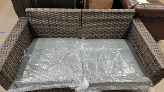 Better Homes & Gardens Wicker Outdoor Loveseat W/Cushions!

-New and assembled