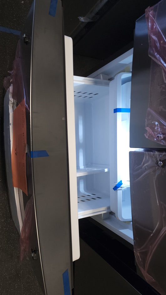 GE  24.8-cu ft French Door Refrigerator with Ice Maker (Stainless Steel) ENERGY STAR!

-Brand new but may have some small scratchs from shipping, photos shown