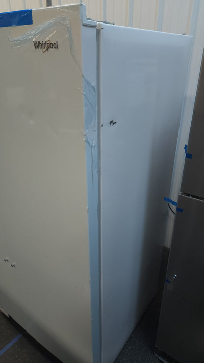 Whirlpool  21.4-cu ft Side-By-Side Refrigerator with Ice and Water Dispenser and Can Caddy - White!

-Brand new but is scratch/dented from shipping 

-AUTOMATICALLY 20% OFF