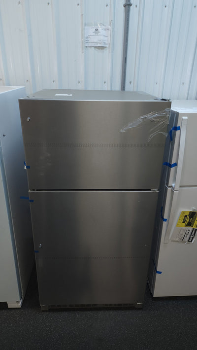 Whirlpool  20.5-cu ft Top-Freezer Refrigerator, Fingerprint Resistant Stainless Steel!

-Brand new, photos shown