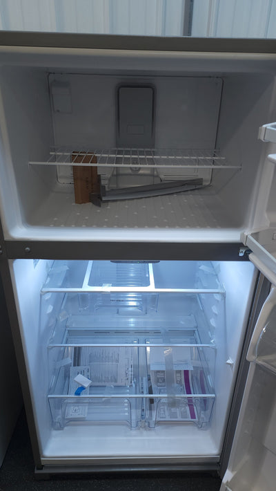 Whirlpool  20.5-cu ft Top-Freezer Refrigerator, Fingerprint Resistant Stainless Steel!

-Brand new, photos shown