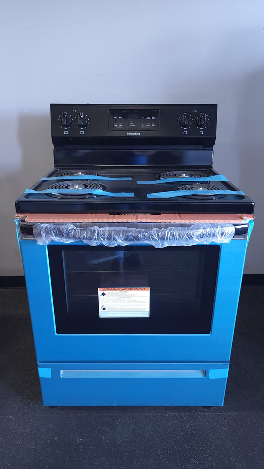 Frigidaire  30-in Coil Top Surface 4 Elements 5-cu ft Self-Cleaning Freestanding Electric Range (Easycare Stainless Steel)!