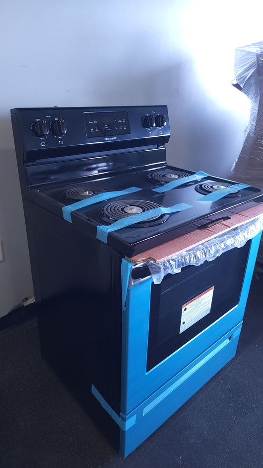 Frigidaire  30-in Coil Top Surface 4 Elements 5-cu ft Self-Cleaning Freestanding Electric Range (Easycare Stainless Steel)!