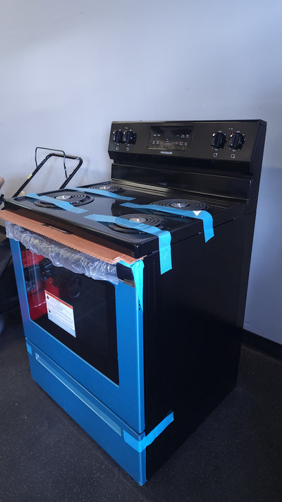 Frigidaire  30-in Coil Top Surface 4 Elements 5-cu ft Self-Cleaning Freestanding Electric Range (Easycare Stainless Steel)!