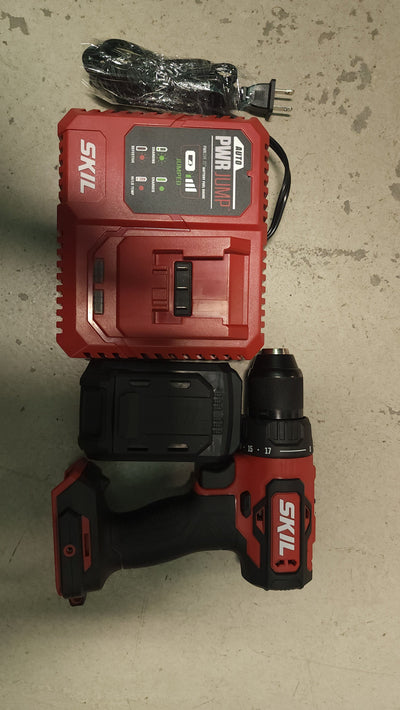 SKIL PWR CORE 20™ Brushless 20-Volt 1/2 In. Drill Driver Kit with PWR ASSIST™ Battery and Charger!

-Brand new out of the box 