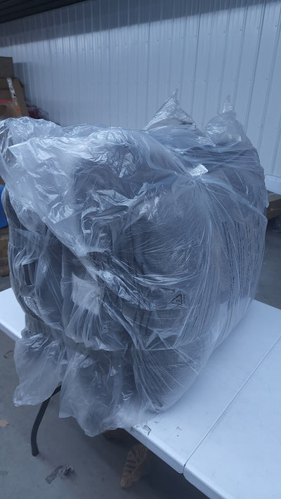 Set of 2 Butt & Back Outdoor Cushions, Grey!

-Brand new wrapped in plastic