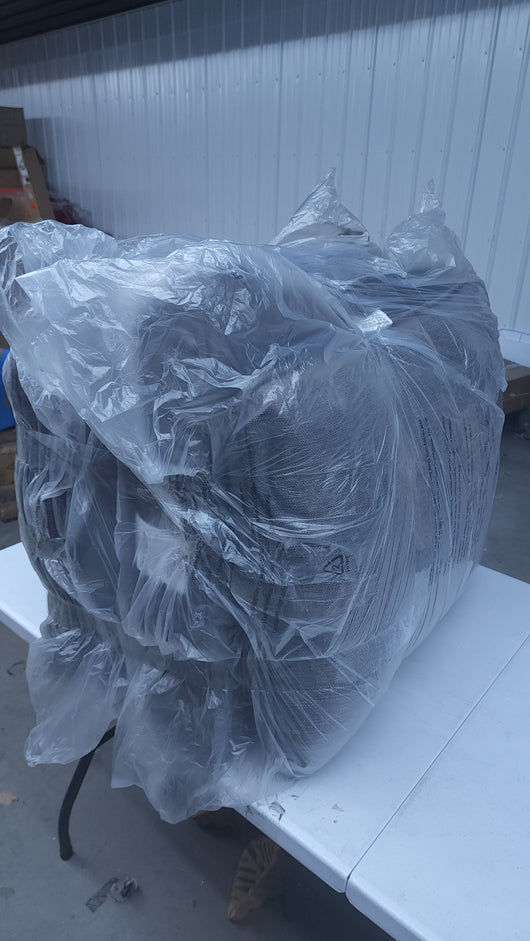 Set of 2 Butt & Back Outdoor Cushions, Grey!

-Brand new wrapped in plastic