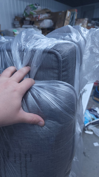 Set of 2 Butt & Back Outdoor Cushions, Grey!

-Brand new wrapped in plastic