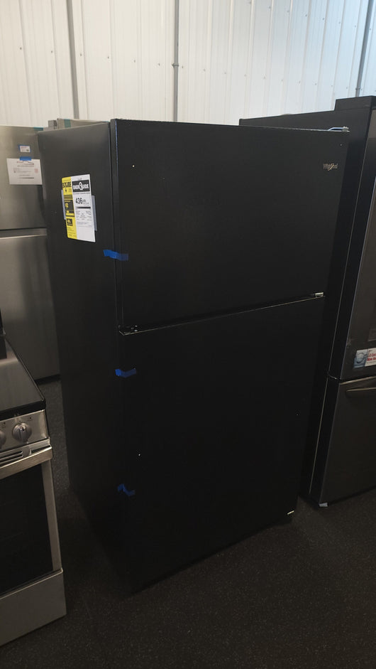 Whirlpool  20.5-cu ft Top-Freezer Refrigerator - Black!

-Brand new out of the box 

-(AUTOMATICALLY %20 OFF AT CHECKOUT!!! - MAKING PRICE $575)