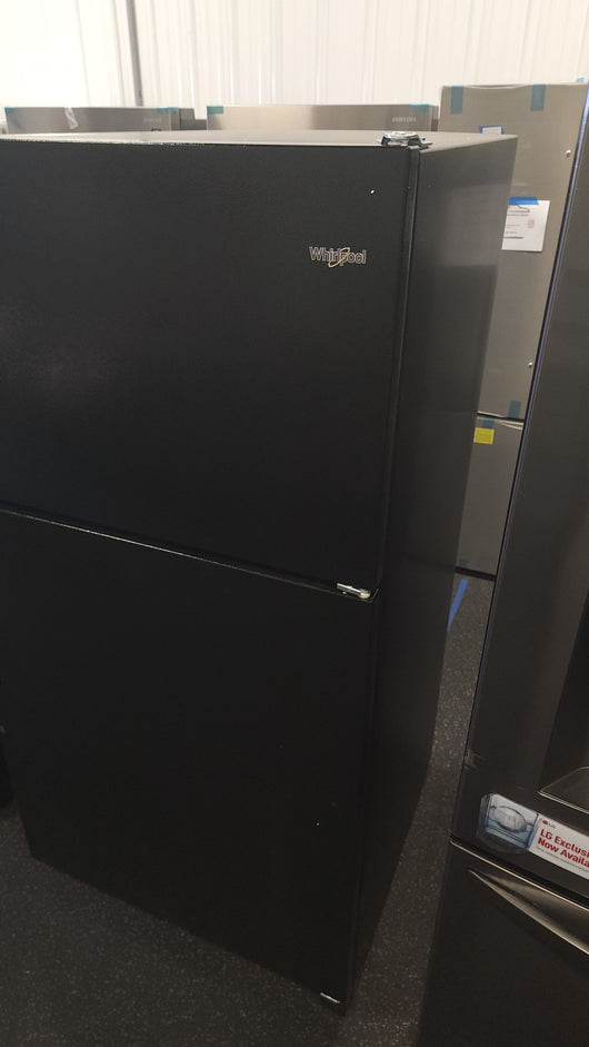 Whirlpool  20.5-cu ft Top-Freezer Refrigerator - Black!

-Brand new out of the box 

-(AUTOMATICALLY %20 OFF AT CHECKOUT!!! - MAKING PRICE $575)
