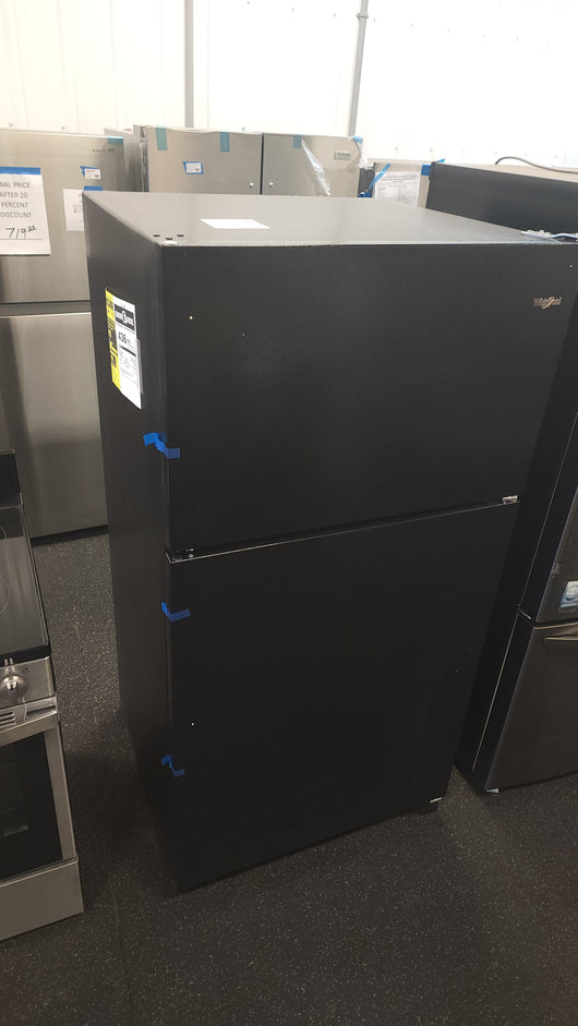 Whirlpool  20.5-cu ft Top-Freezer Refrigerator - Black!

-Brand new out of the box 

-(AUTOMATICALLY %20 OFF AT CHECKOUT!!! - MAKING PRICE $575)