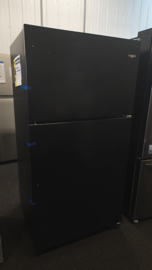 Whirlpool  20.5-cu ft Top-Freezer Refrigerator - Black!

-Brand new out of the box 

-(AUTOMATICALLY %20 OFF AT CHECKOUT!!! - MAKING PRICE $575)