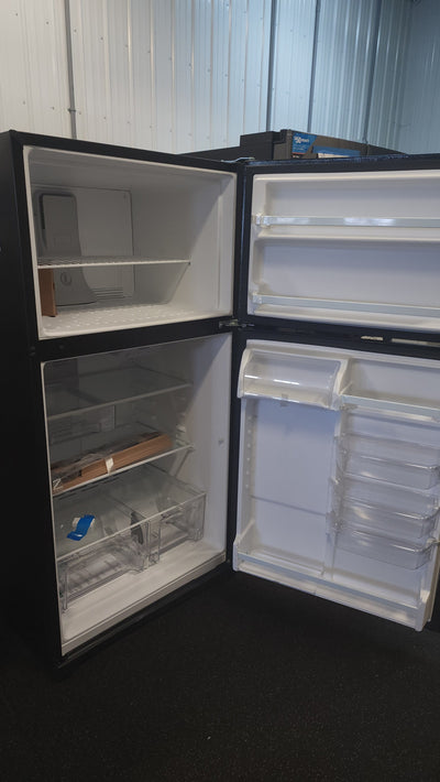 Whirlpool  20.5-cu ft Top-Freezer Refrigerator - Black!

-Brand new out of the box 

-(AUTOMATICALLY %20 OFF AT CHECKOUT!!! - MAKING PRICE $575)