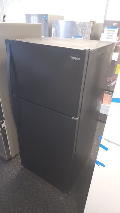 Whirlpool  14.3-cu ft Top-Freezer Refrigerator (Black)!

-Brand new out of the box

-(AUTOMATICALLY 20% OFF AT CHECKOUT!!! - MAKING PRICE $383)