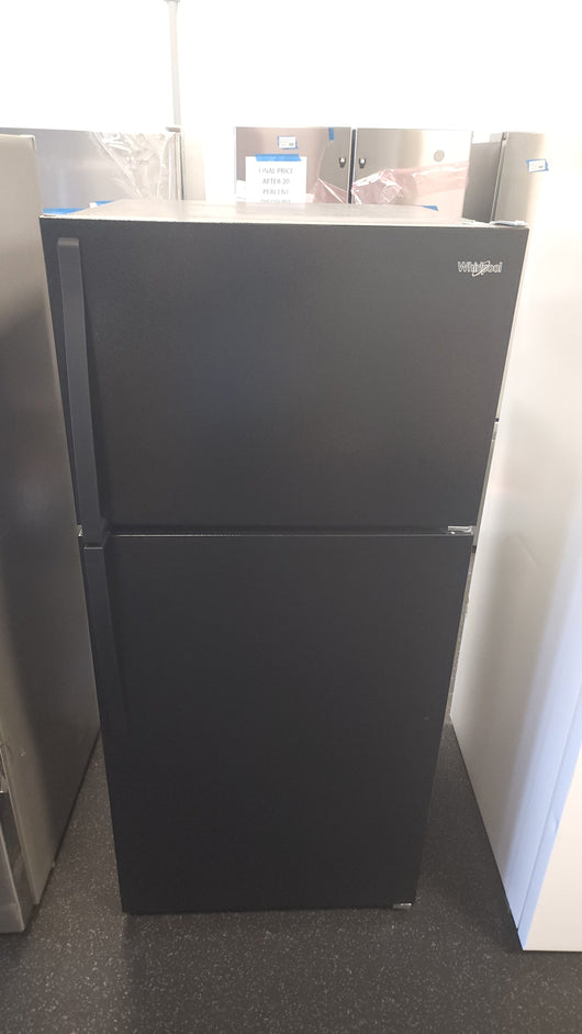 Whirlpool  14.3-cu ft Top-Freezer Refrigerator (Black)!

-Brand new out of the box

-(AUTOMATICALLY 20% OFF AT CHECKOUT!!! - MAKING PRICE $383)