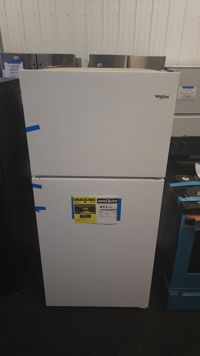 Whirlpool  18-cu ft Top-Freezer Refrigerator - White!

-Brand new never used, may have small scratch/dents from shipping, photos shown

-(AUTOMATICALLY 20% OFF AT CHECKOUT!!! - MAKING PRICE $439)