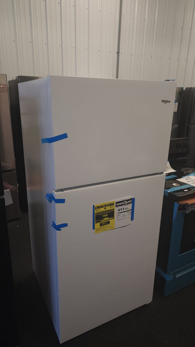 Whirlpool  18-cu ft Top-Freezer Refrigerator - White!

-Brand new never used, may have small scratch/dents from shipping, photos shown

-(AUTOMATICALLY 20% OFF AT CHECKOUT!!! - MAKING PRICE $439)