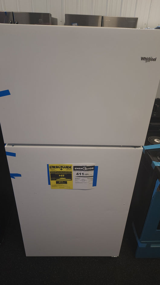 Whirlpool  18-cu ft Top-Freezer Refrigerator - White!

-Brand new never used, may have small scratch/dents from shipping, photos shown

-(AUTOMATICALLY 20% OFF AT CHECKOUT!!! - MAKING PRICE $439)