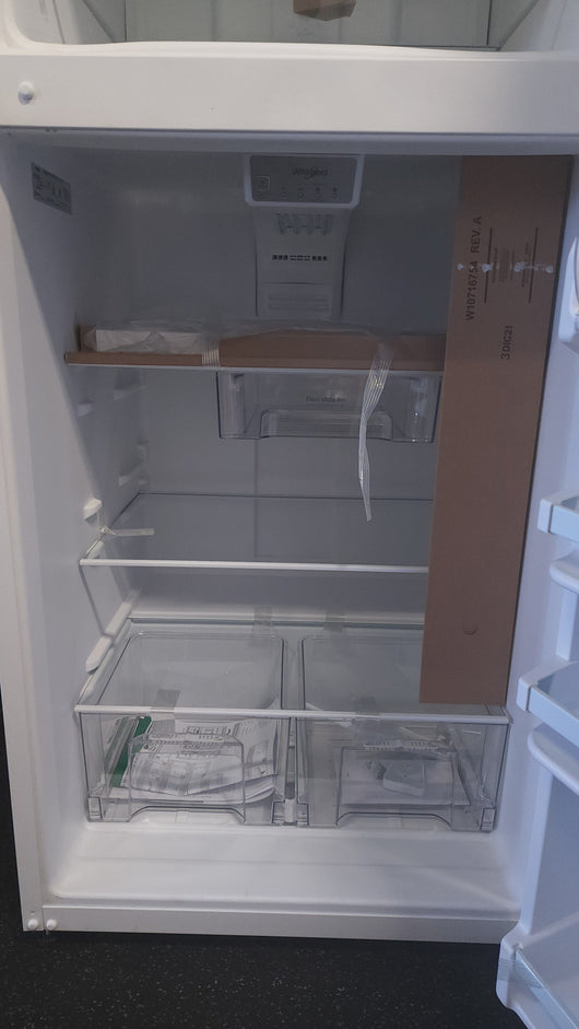 Whirlpool  18-cu ft Top-Freezer Refrigerator - White!

-Brand new never used, may have small scratch/dents from shipping, photos shown

-(AUTOMATICALLY 20% OFF AT CHECKOUT!!! - MAKING PRICE $439)