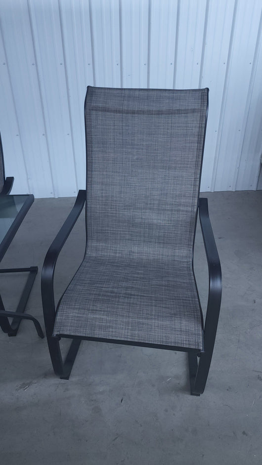 Mainstays Bristol Springs Outdoor Patio 5-Piece Dining Set W/Red 9' Market Umbrella!

-Brand new and assembled 