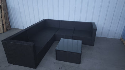 Brown Wicker Sectional Sofa W/Square Coffee Table!

-Brand new - (Missing Cushions - Sectional & Coffee Table Only)