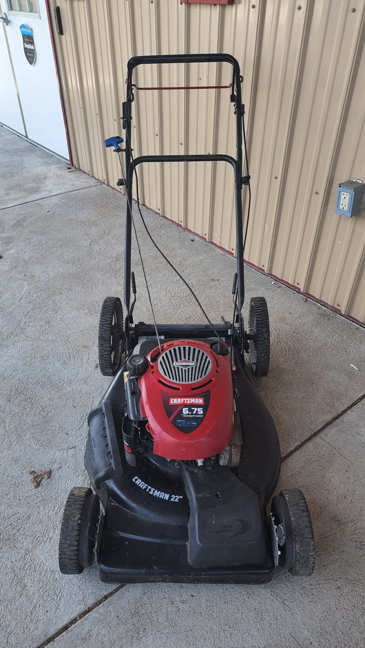 Craftsman 22" Self Propelled Gas Lawn Mower! (USED)

-Used, was tested and works great 