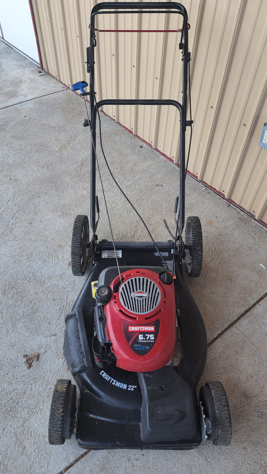 Craftsman 22" Self Propelled Gas Lawn Mower! (USED)

-Used, was tested and works great 