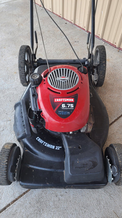 Craftsman 22" Self Propelled Gas Lawn Mower! (USED)

-Used, was tested and works great 