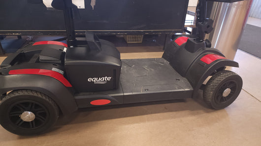 Equate Mobility Scooter 4 Wheel Red! (LIGHTLY USED)