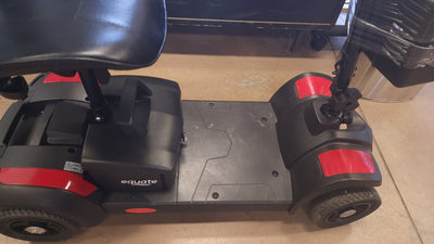 Equate Mobility Scooter 4 Wheel Red! (LIGHTLY USED)